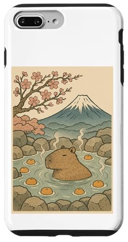 Capybara Kawaii Kunst in heißen Quellen mit Kirschblüten Hülle für iPhone 7 Plus/8 Plus Capybara Kawaii Kunst in heißen Quellen mit Kirschblüten Hülle für iPhone 7 Plus/8 Plus von Pelican Tries to Eat Cute Capaybara Design