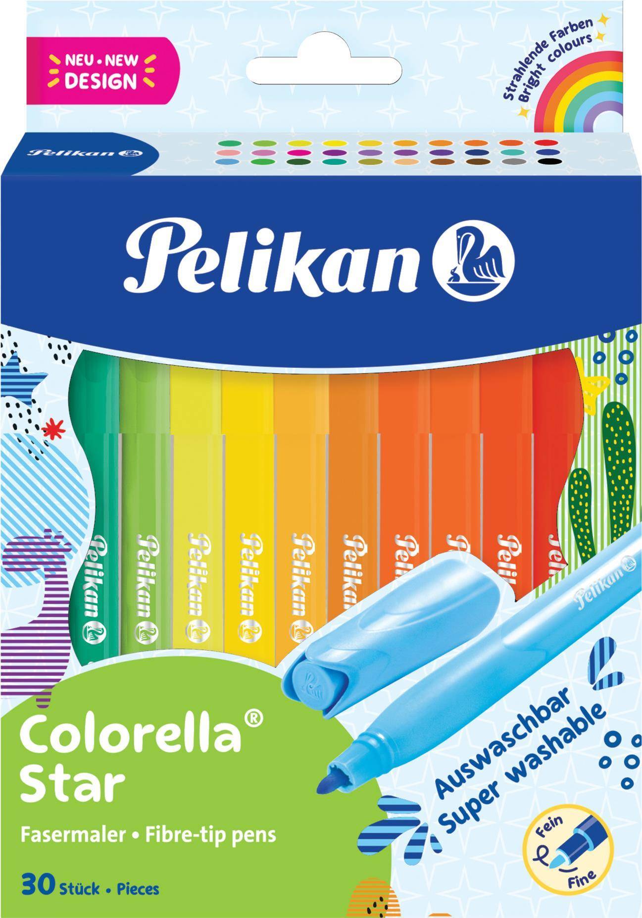 Pelikan Fasermaler Colorella Star C302 30 ST sortiert Faltschachtel Pelikan Fasermaler Colorella Star C302 30 ST sortiert Faltschachtel von Pelikan Büro