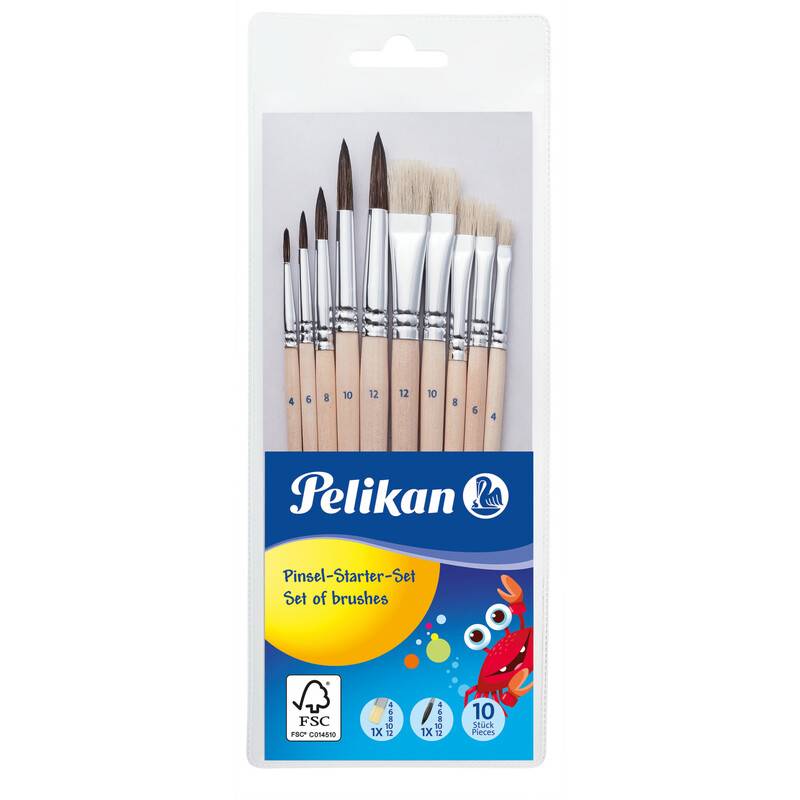 Pelikan Pinsel PL10/SB Starter Set 10er Pelikan Pinsel PL10/SB Starter Set 10er von Pelikan Büro