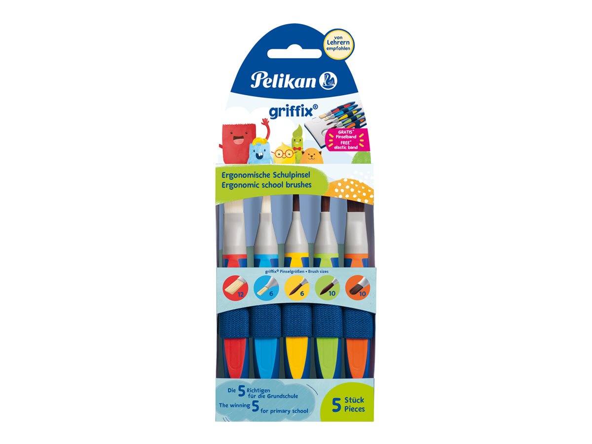 Pelikan Schulpinsel griffix Starter Set 5er Pelikan Schulpinsel griffix Starter Set 5er von Pelikan Büro
