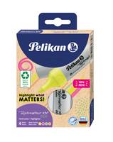 Pelikan Textmarker 490 eco Set aus 4 Neon-Farben im Etui Pelikan Textmarker 490 eco Set aus 4 Neon-Farben im Etui von Pelikan Büro