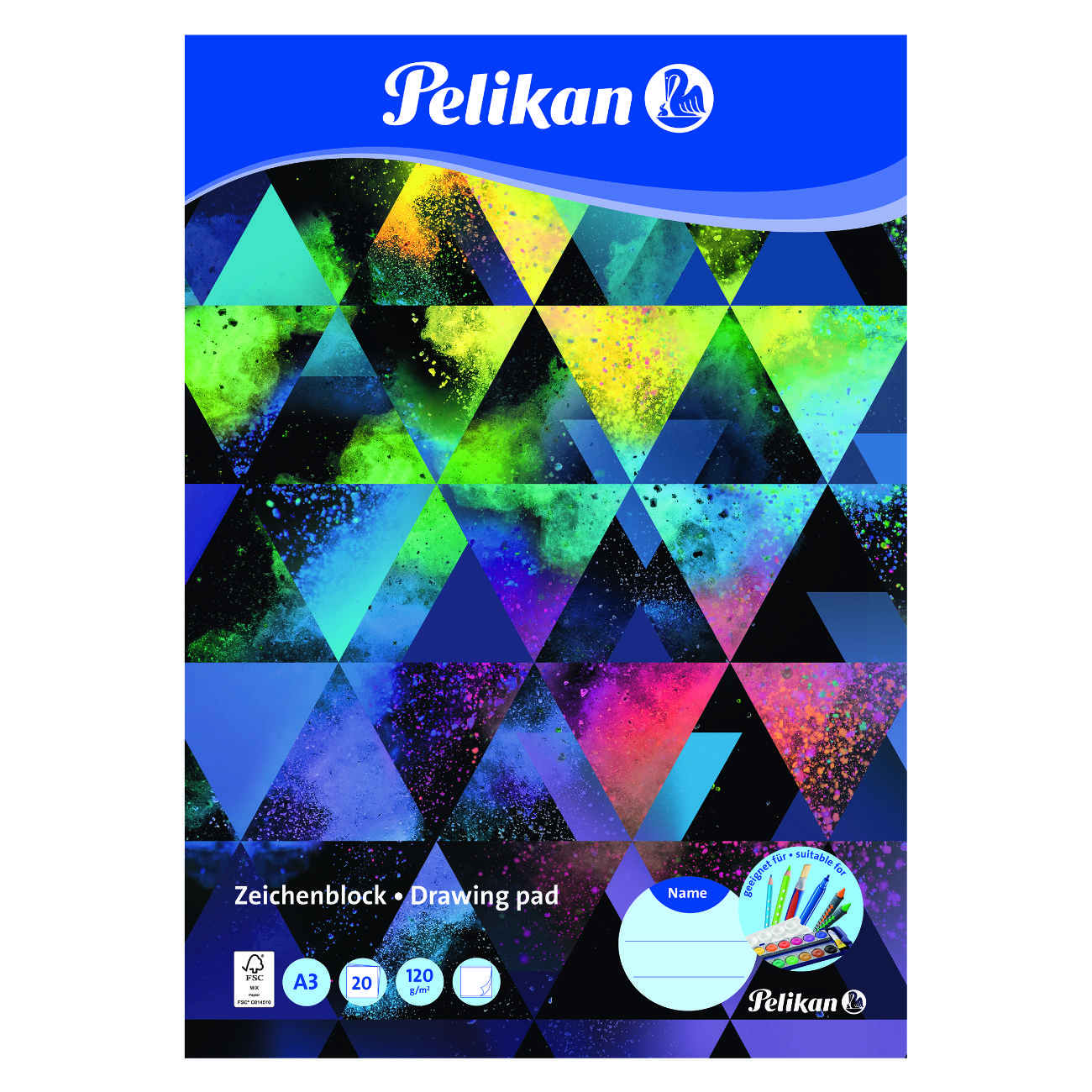 Pelikan Zeichenblock DIN A3 120g/m2 20 Blatt Pelikan Zeichenblock DIN A3 120g/m2 20 Blatt von Pelikan Büro