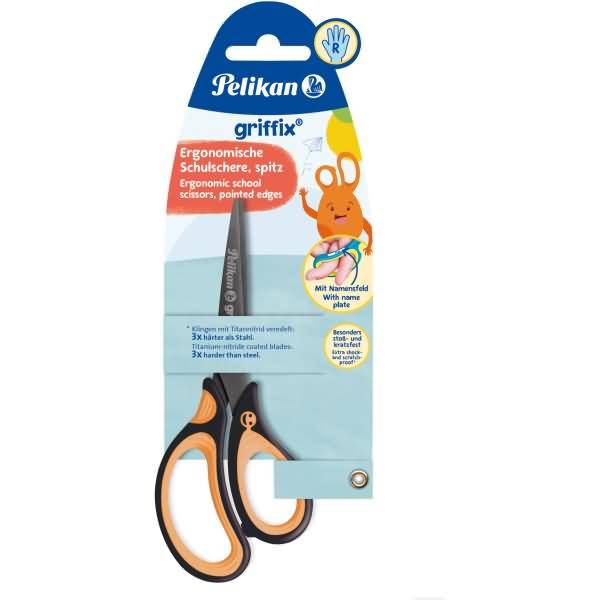 Pelikan griffix Schulschere spitz Rechtshänder NeonBlack Blister Pelikan griffix Schulschere spitz Rechtshänder NeonBlack Blister von Pelikan Büro