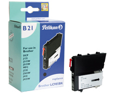 Pelikan Patrone Brother B21 LC985 bk schwarz kompatibel von Pelikan Printing