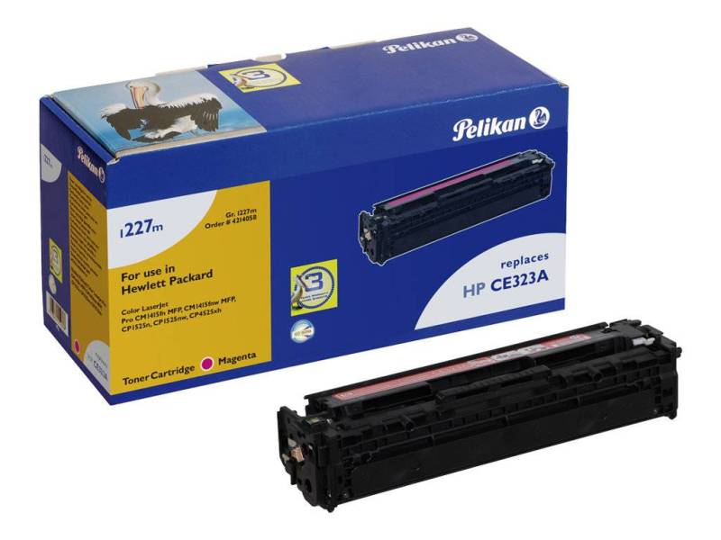Pelikan Toner HP CE323A 1227m magenta rebuilt von Pelikan Printing