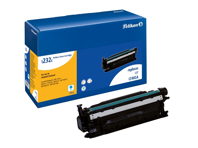 Pelikan Toner HP CE401A 1232C cyan rebuilt von Pelikan Printing