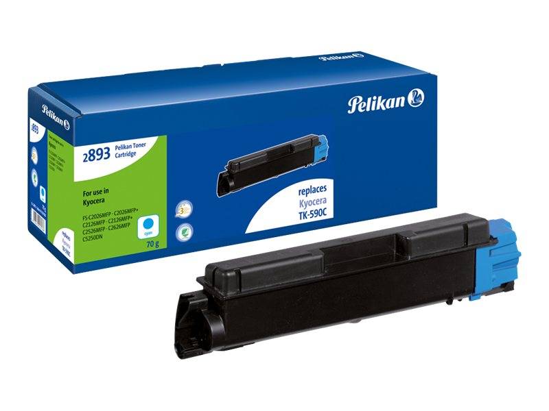Pelikan Toner Kyocera TK-590C 2893c cyan rebuilt Pelikan Toner Kyocera TK-590C 2893c cyan rebuilt von Pelikan Printing
