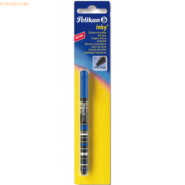 10 x Pelikan Fineliner Inky 0.5mm blau Blister von Pelikan