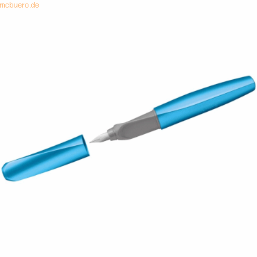 8 x Pelikan Füllhalter Twist Frosted Blue M Blisterkarte von Pelikan