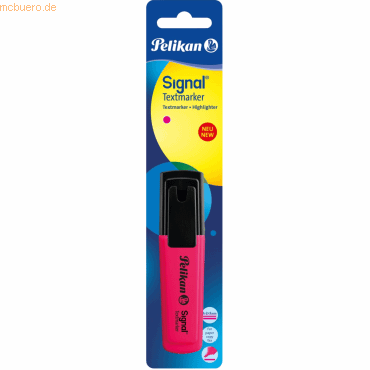 8 x Pelikan Textmarker Signal leuchtpink Blister von Pelikan