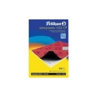 PELIKAN Kohlepapier Interpl DINA4-100 Bl 1022G Papiertraeger mit Wachsfarbschicht Schriftbild schwarz Rueckseite gewachst (00404400) von Pelikan