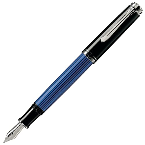 Pelican Suberen M405 fountain pen blue striped F fine print M405 (japan import) von Pelikan