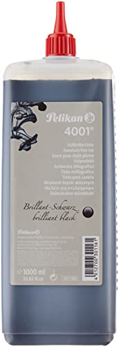 Pelikan 301168 - Tinte 4001 1000 ml brillantschwarz von Pelikan