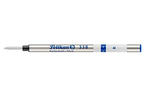 Pelikan 338F 10 Stück Rollerball-Refill, blau, 908467 von Pelikan