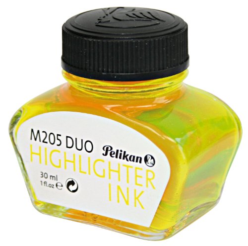 Pelikan 344879 Fluoreszierende Textmarker-Tinte für Füllhalter M 205, 30 ml, 1 Stück, gelb von Pelikan