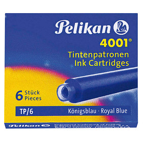 Pelikan 4001 TP/6 Tintenpatronen für Füller königsblau 6 St. von Pelikan