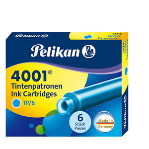 Pelikan 4001 TP/6 Tintenpatronen für Füller türkis 6 St. von Pelikan