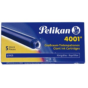 Pelikan 4001 Tintenpatronen für Füller königsblau 5 St. von Pelikan