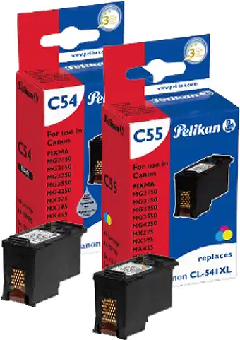 Pelikan 4950650 Druckerpatrone 2 Stück(e) Kompatibel Schwarz - Cyan - Magenta - Gelb (4950650) von Pelikan