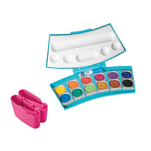 Pelikan 735PC/12 ProColor Wasserfarbkasten 2 Wasserboxen + Deckweiß und 12 Farben Pelikan 735PC/12 ProColor Wasserfarbkasten 2 Wasserboxen + Deckweiß und 12 Farben von Pelikan