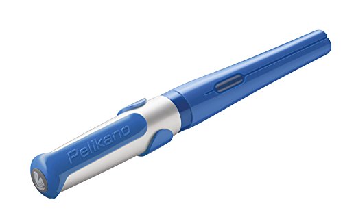 Pelikan 802901 Füllhalter Pelikano für Rechtshänder, M-Feder, Blau, 1 Stück in Faltschachtel von Pelikan