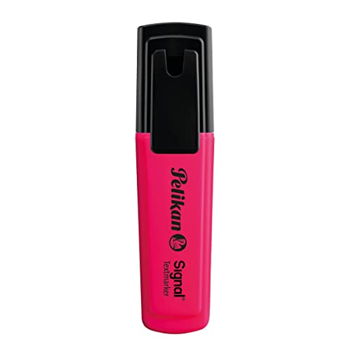 Pelikan 803595 Textmarker Signal Leuchtpink, 10 Stück in Faltschachtel von Pelikan