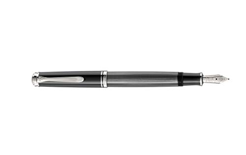 Pelikan 813525 Kolbenfüllhalter Souverän M605 Stresemann, Schwarz-Anthrazit, Feder M, in Faltschachtel Pelikan 813525 Kolbenfüllhalter Souverän M605 Stresemann, Schwarz-Anthrazit, Feder M, in Faltschachtel von Pelikan