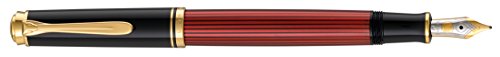 Pelikan 923037 Kolbenfüllhalter Souverän M 400 Bicolor-goldfeder 14-K/585 Federbreite B, 1 Stück, schwarz/rot Pelikan 923037 Kolbenfüllhalter Souverän M 400 Bicolor-goldfeder 14-K/585 Federbreite B, 1 Stück, schwarz/rot von Pelikan