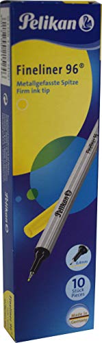 Pelikan 943183 Fineliner 96® Gelb, 10 Stück in Schachtel von Pelikan