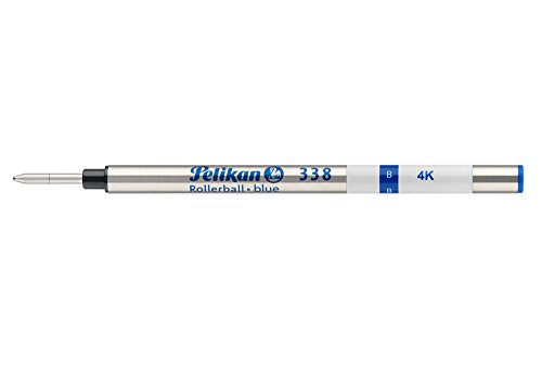 Pelikan 977470 Mine für Tintenroller (338), Strichstärke B, blau, 1 Stück in Faltschachtel von Pelikan