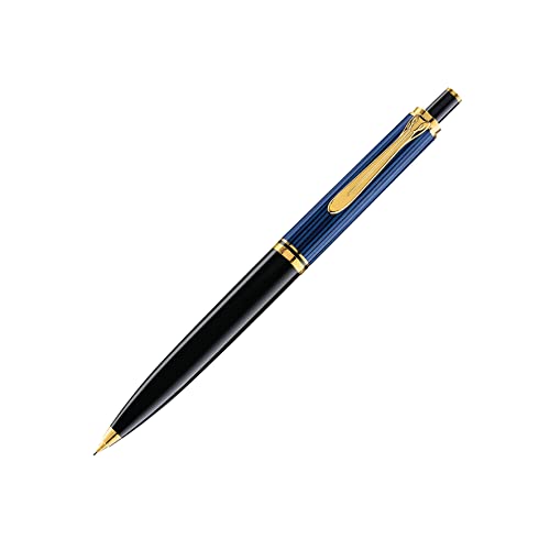 Pelikan Bleistift Souverän 400, Schwarz-Blau, hochwertiger Druckbleistift im Geschenk-Etui, 997171 von Pelikan