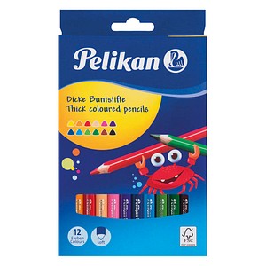 Pelikan Buntstifte farbsortiert, 12 St. von Pelikan