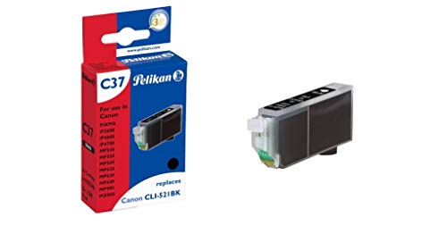 Pelikan C37 Druckerpatrone (ersetzt Canon CLI-521BK) schwarz von Pelikan