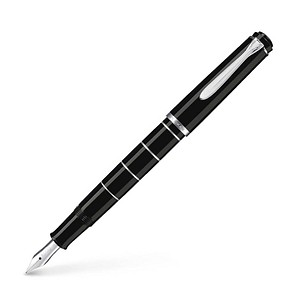 Pelikan Classic M 215 Kolbenfüller schwarz hochglänzend M (mittel) von Pelikan