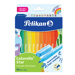 Pelikan Colorella Star C302 Filzstifte farbsortiert, 30 St. Pelikan Colorella Star C302 Filzstifte farbsortiert, 30 St. von Pelikan