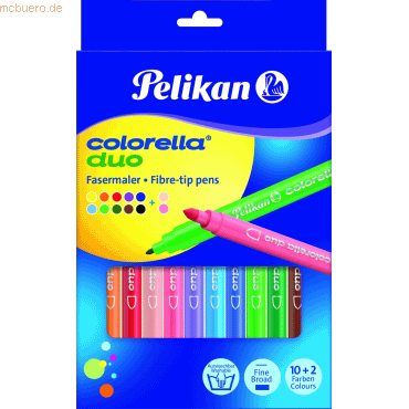 Pelikan Doppelfasermaler Colorella duo C407 1/2mm VE=12 Farben Pelikan Doppelfasermaler Colorella duo C407 1/2mm VE=12 Farben von Pelikan