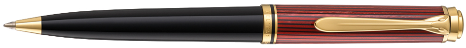 Pelikan Drehkugelschreiber , Souverän 600, , schwarz/rot von Pelikan