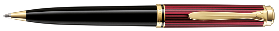 Pelikan Drehkugelschreiber , Souverän 800, , schwarz/rot von Pelikan
