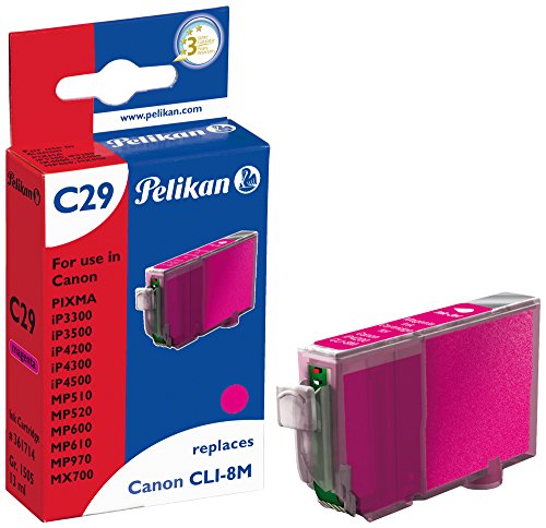 Pelikan Druckerpatrone C29 ersetzt Canon CLI-8M, Magenta von Pelikan
