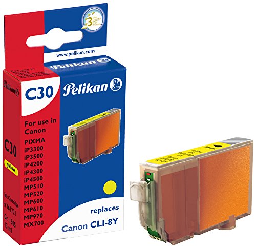 Pelikan Druckerpatrone C30 ersetzt Canon CLI-8Y, Gelb von Pelikan