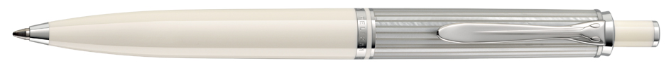 Pelikan Druckkugelschreiber , Souverän 405, , silber-weiß von Pelikan