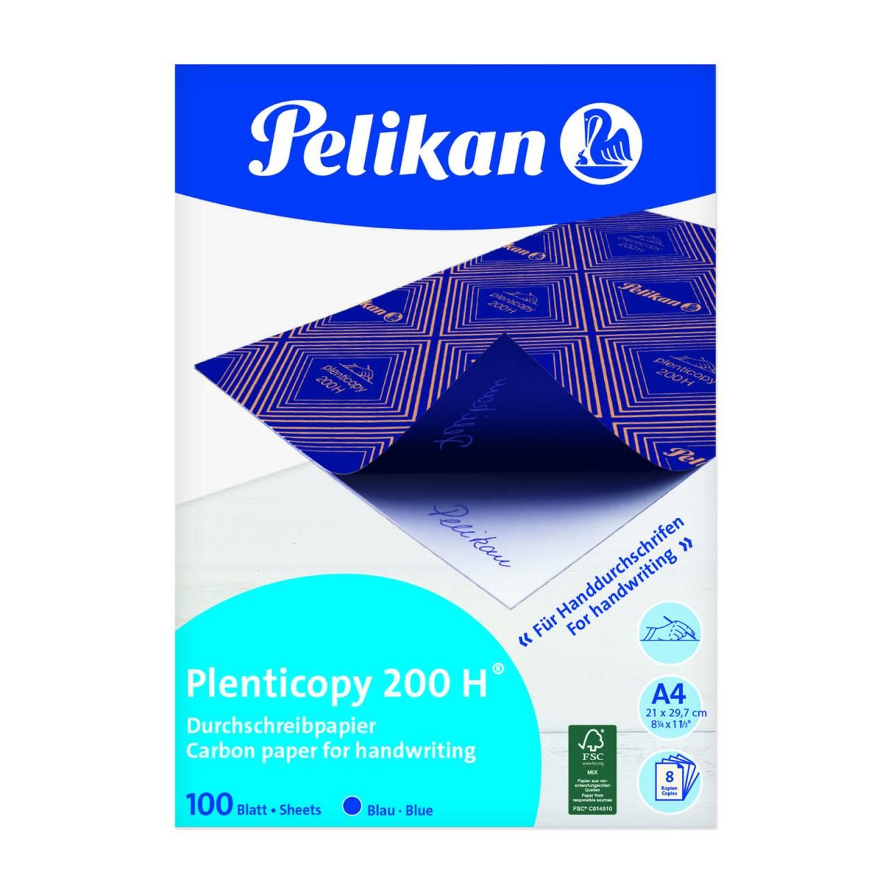 Pelikan Durchschreibepapier plenticopy 200 H® 404426 blau von Pelikan