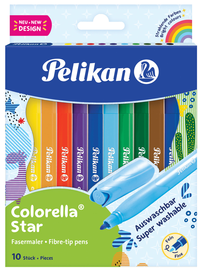 Pelikan Fasermaler colorella star, 30er Kartonetui Pelikan Fasermaler colorella star, 30er Kartonetui von Pelikan