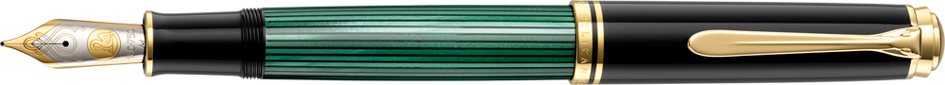 Pelikan Füllhalter , Souverän 1000, , schwarz/grün, B von Pelikan