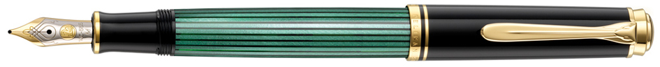 Pelikan Füllhalter , Souverän 400, , schwarz/grün, EF von Pelikan