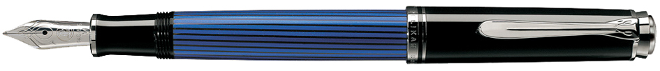 Pelikan Füllhalter , Souverän 405, , schwarz/blau, F von Pelikan