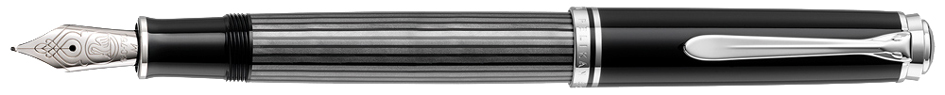 Pelikan Füllhalter , Souverän 805, , schwarz/anthrazit, EF von Pelikan