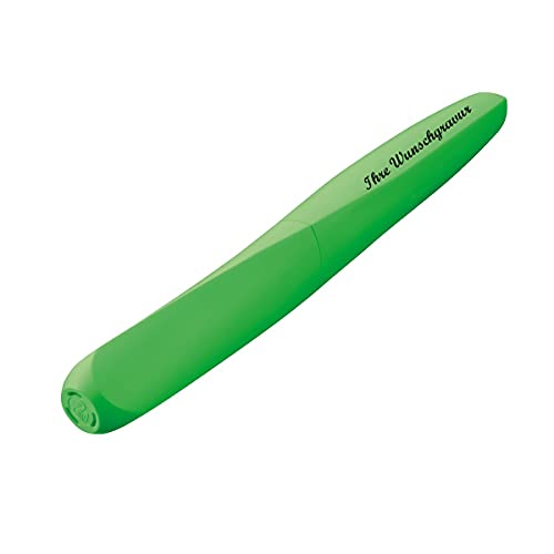 Pelikan Füllhalter mit Namensgravur - Füller - "Twist M-Feder Neon Grün" von Pelikan