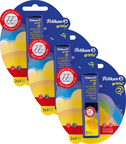 Pelikan Griffix Bleistiftminen HB 6 x 3 Blisterpackung von Pelikan