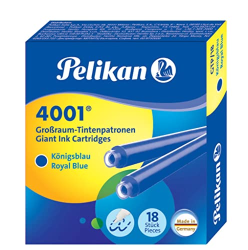 Pelikan Großraum-Tintenpatronen 4001, königsblau, 3 x 18 Stück von Pelikan